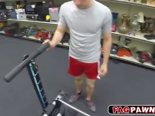 This guy went to pawn his training gear